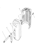 Muffler Assembly Diagram and Parts List for 26622 0000001-0003100 - 1990 Toro Lawn Mower