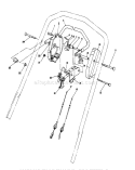 Traction Control Assembly Diagram and Parts List for 26622 0000001-0003100 - 1990 Toro Lawn Mower