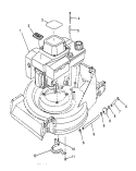 Engine Assembly Diagram and Parts List for 26622 0000001-0003100 - 1990 Toro Lawn Mower