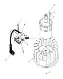 Magneto & Flywheel Assembly Diagram and Parts List for 26622 0003101-0999999 - 1990 Toro Lawn Mower