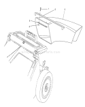 Side Discharge Chute Diagram and Parts List for 26622 0003101-0999999 - 1990 Toro Lawn Mower
