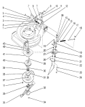 Blade Brake Clutch Assembly Diagram and Parts List for 26622 1000001-1999999 - 1991 Toro Lawn Mower