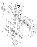 Gear Case Assembly Diagram and Parts List for 26622 1000001-1999999 - 1991 Toro Lawn Mower
