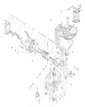 Crankcase Assembly Diagram and Parts List for 26623 0000001-0999999 - 1990 Toro Lawn Mower