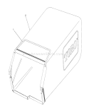 Grass Bag Assembly Diagram and Parts List for 26623 0000001-0999999 - 1990 Toro Lawn Mower