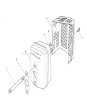 Muffler Assembly Diagram and Parts List for 26623 0000001-0999999 - 1991 Toro Lawn Mower