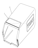 Grass Bag Assembly Diagram and Parts List for 26624 0000001-0001101 - 1990 Toro Lawn Mower