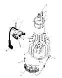 Magneto & Flywheel Assembly Diagram and Parts List for 26624 8000001-8999999 - 1988 Toro Lawn Mower