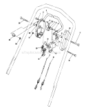 Traction Control Assembly Diagram and Parts List for 26624 8000001-8999999 - 1988 Toro Lawn Mower