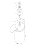 Starter Motor Assembly Diagram and Parts List for 26625BG 0000001-0999999 - 1990 Toro Lawn Mower