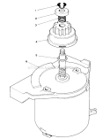 Starter Motor Assembly Diagram and Parts List for 26625B 1000001-1999999 - 1991 Toro Lawn Mower