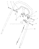Traction Control Assembly Diagram and Parts List for 26625B 1000001-1999999 - 1991 Toro Lawn Mower