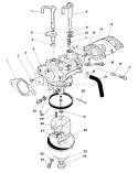 Carburetor Assembly Diagram and Parts List for 26625B 1000001-1999999 - 1991 Toro Lawn Mower