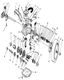 Gear Case Assembly Diagram and Parts List for 26625B 3900001-3999999 - 1993 Toro Lawn Mower