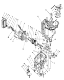 Crankcase Assembly Diagram and Parts List for 26625CS 9000001-9999999 - 1989 Toro Lawn Mower