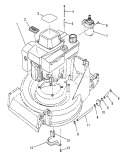 Engine Assembly Diagram and Parts List for 26625CS 9000001-9999999 - 1989 Toro Lawn Mower