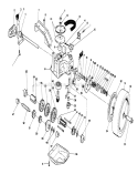 Gear Case Assembly Diagram and Parts List for 26625CS 9000001-9999999 - 1989 Toro Lawn Mower