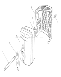 Muffler Assembly Diagram and Parts List for 26624 0001102-0999999 - 1990 Toro Lawn Mower