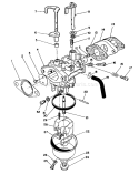 Carburetor Assembly Diagram and Parts List for 26626 1000001-1999999 - 1991 Toro Lawn Mower