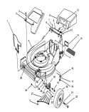 Housing Assembly Diagram and Parts List for 26630BC 5900001-5999999 - 1995 Toro Lawn Mower