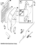 Page E Diagram and Parts List for 26630BC 5900001-5999999 - 1995 Toro Lawn Mower
