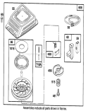 Page F Diagram and Parts List for 26630BC 5900001-5999999 - 1995 Toro Lawn Mower