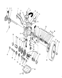 Gear Case Assembly Diagram and Parts List for 26630B 4900001-4999999 - 1994 Toro Lawn Mower
