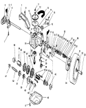 Gear Case Assembly Diagram and Parts List for 26631B 3900001-3999999 - 1993 Toro Lawn Mower