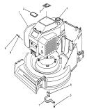 Engine Assembly Diagram and Parts List for 26631B 4900001-4999999 - 1994 Toro Lawn Mower