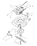 Engine Assembly Diagram and Parts List for 26632 7900001-7999999 - 1997 Toro Lawn Mower
