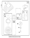 Page J Diagram and Parts List for 26633B 6900001-6999999 - 1996 Toro Lawn Mower