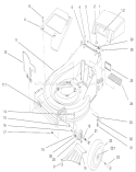 Deck Assembly Diagram and Parts List for 26634 210000001-210999999 - 2001 Toro Lawn Mower
