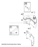 Fuel Tank Assembly Diagram and Parts List for 26634 210000001-210999999 - 2001 Toro Lawn Mower
