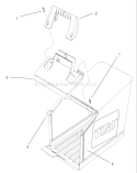 Bag Assembly Diagram and Parts List for 26634 210000001-210999999 - 2001 Toro Lawn Mower