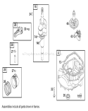 Crankshaft Assembly Diagram and Parts List for 26634 210000001-210999999 - 2001 Toro Lawn Mower