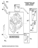 Cylinder Assembly Diagram and Parts List for 26634 210000001-210999999 - 2001 Toro Lawn Mower