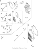 Cylinder Head Assembly Diagram and Parts List for 26634 280000001-280999999 - 2008 Toro Lawn Mower