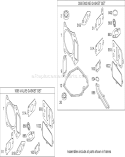 Gasket Kit Diagram and Parts List for 26634 280000001-280999999 - 2008 Toro Lawn Mower