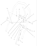 Control Assembly Diagram and Parts List for 26634 280000001-280999999 - 2008 Toro Lawn Mower