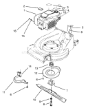 Engine Assembly Diagram and Parts List for 26635BC 4900001-4999999 - 1994 Toro Lawn Mower