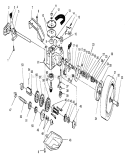 Gear Case Assembly Diagram and Parts List for 26635BC 4900001-4999999 - 1994 Toro Lawn Mower