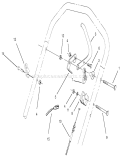 Traction Control Assembly Diagram and Parts List for 26635BC 5900001-5999999 - 1995 Toro Lawn Mower