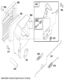 Page E Diagram and Parts List for 26635BC 5900001-5999999 - 1995 Toro Lawn Mower
