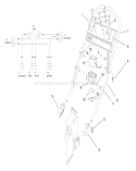 Part Location Diagram of 80-4795 Toro Wire Harness