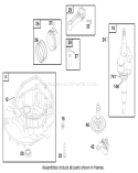 Page F Diagram and Parts List for 26637 8900001-8999999 - 1998 Toro Lawn Mower