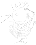 Engine Assembly Diagram and Parts List for 26637 9900001-9999999 - 1999 Toro Lawn Mower