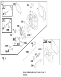 Page E Diagram and Parts List for 26637 9900001-9999999 - 1999 Toro Lawn Mower
