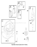Page E Diagram and Parts List for 26638 8900001-8999999 - 1998 Toro Lawn Mower