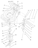 Bbc Assembly Diagram and Parts List for 26638 210000001-210999999 - 2001 Toro Lawn Mower