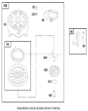 Page J Diagram and Parts List for 26638 210000001-210999999 - 2001 Toro Lawn Mower